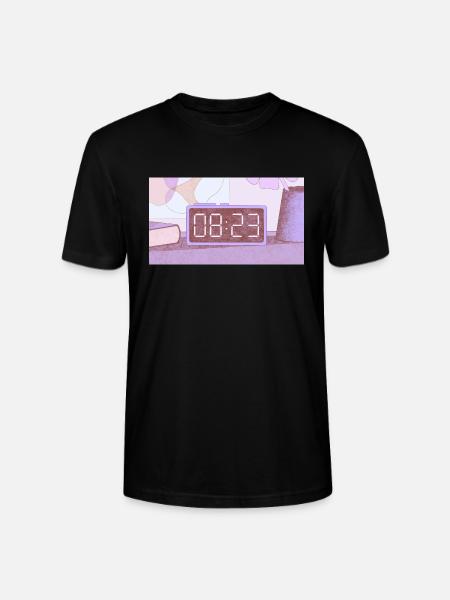 Time – 8:23 - Stanley/Stella CRAFTER Unisex Organic T-Shirt - black