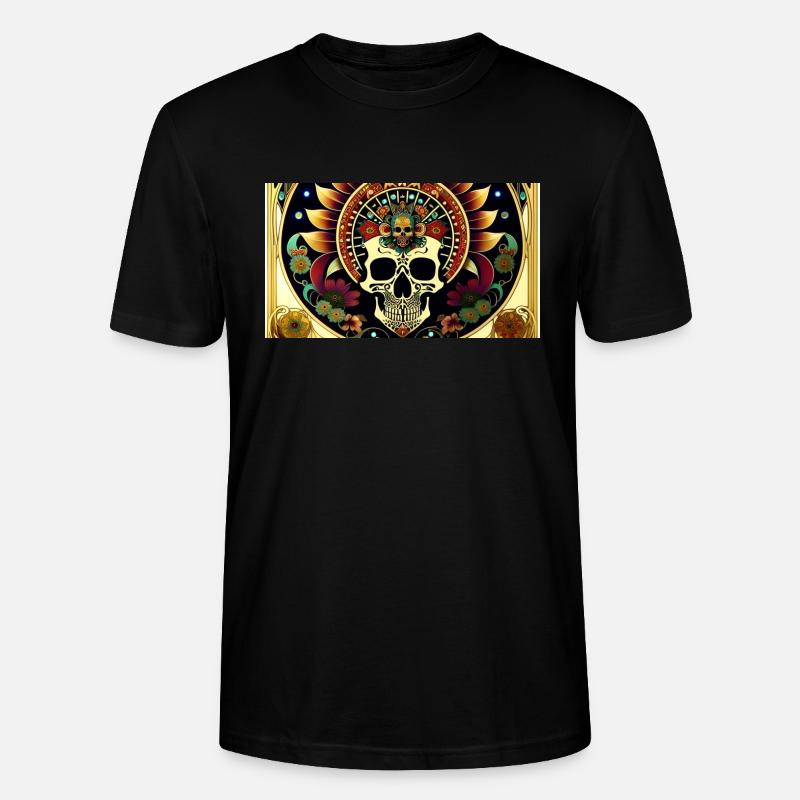 Fiesta Mexicana Skull & Bones - Stanley/Stella Unisex Bio-T-Shirt CRAFTER - Schwarz