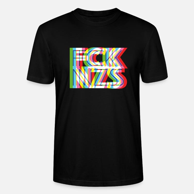 FCK NZS - Stanley/Stella Unisex Bio-T-Shirt CRAFTER - Schwarz