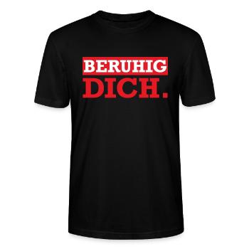Berugig vous - T-shirt bio CRAFTER Stanley Stella Unisexe - noir - Devant - Alina (178cm) & Michal (187cm)