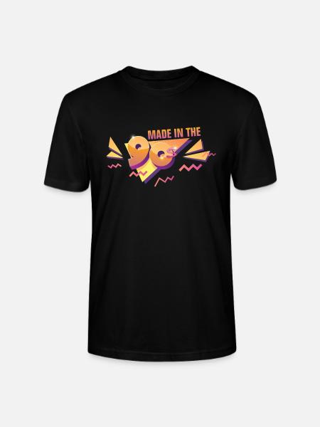 Made in the 90's - Stanley/Stella Unisex Bio-T-Shirt CRAFTER - Schwarz