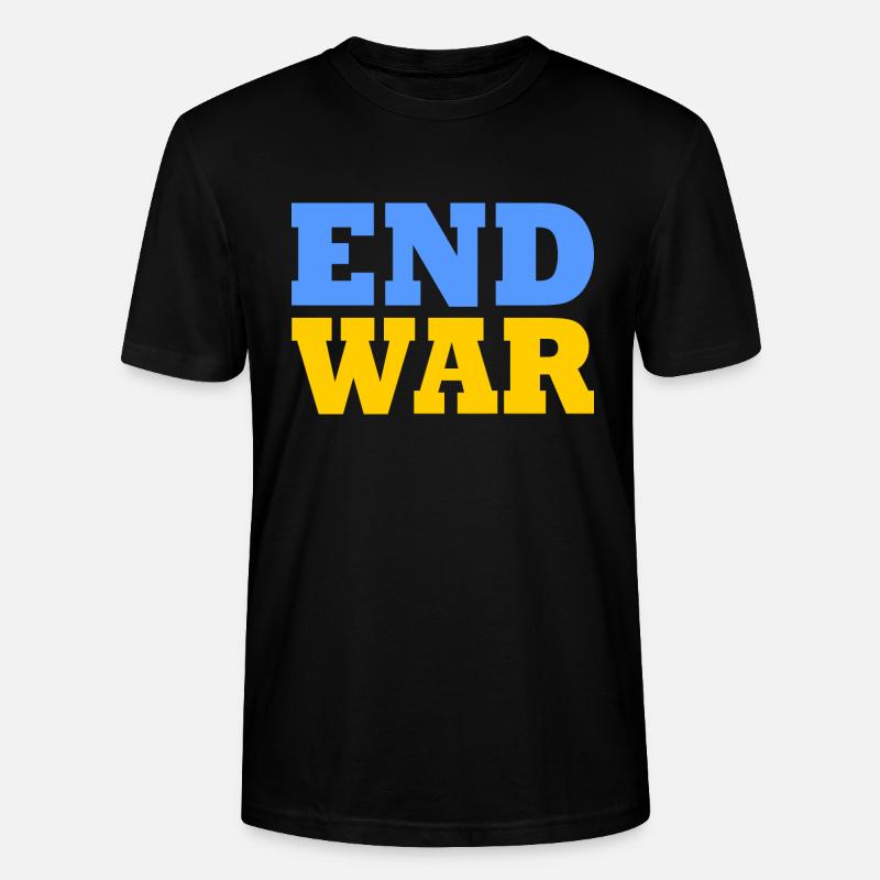 End war - Stanley/Stella Unisex Bio-T-Shirt CRAFTER - Schwarz