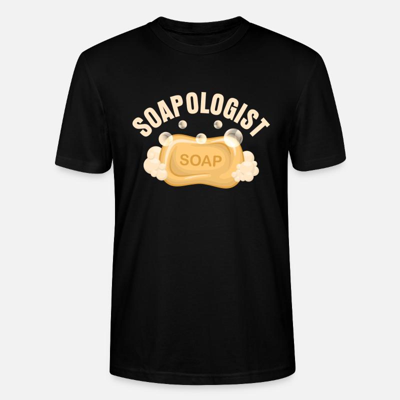 Savonnologue Savonnier Savonnier - T-shirt bio CRAFTER Stanley Stella Unisexe - noir