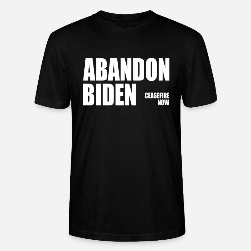 Abandon biden - Stanley/Stella Unisex Bio-T-Shirt CRAFTER - Schwarz