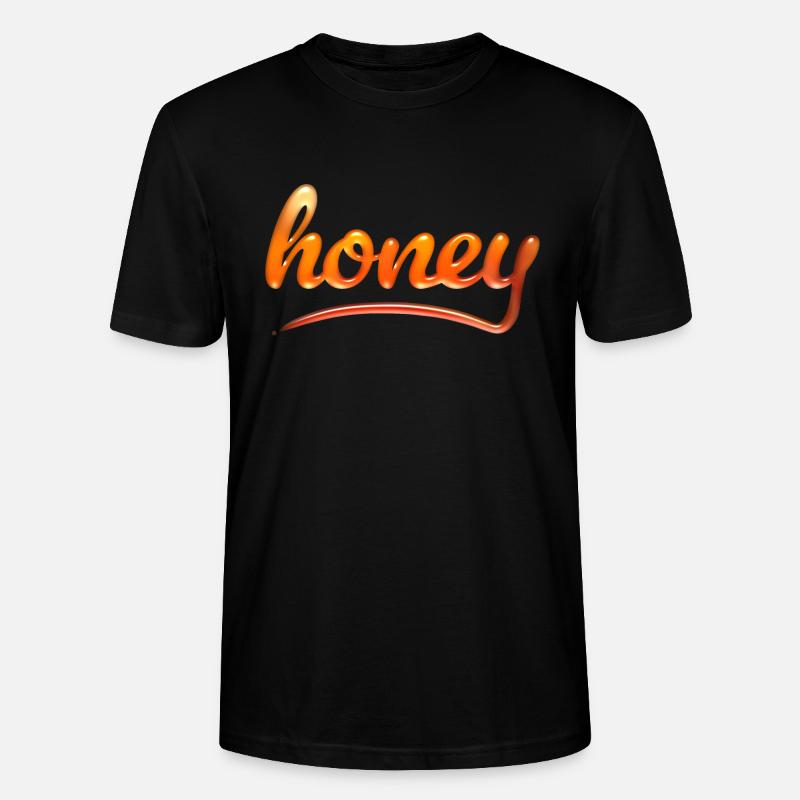 Honig Text Kunst - Stanley/Stella Unisex Bio-T-Shirt CRAFTER - Schwarz