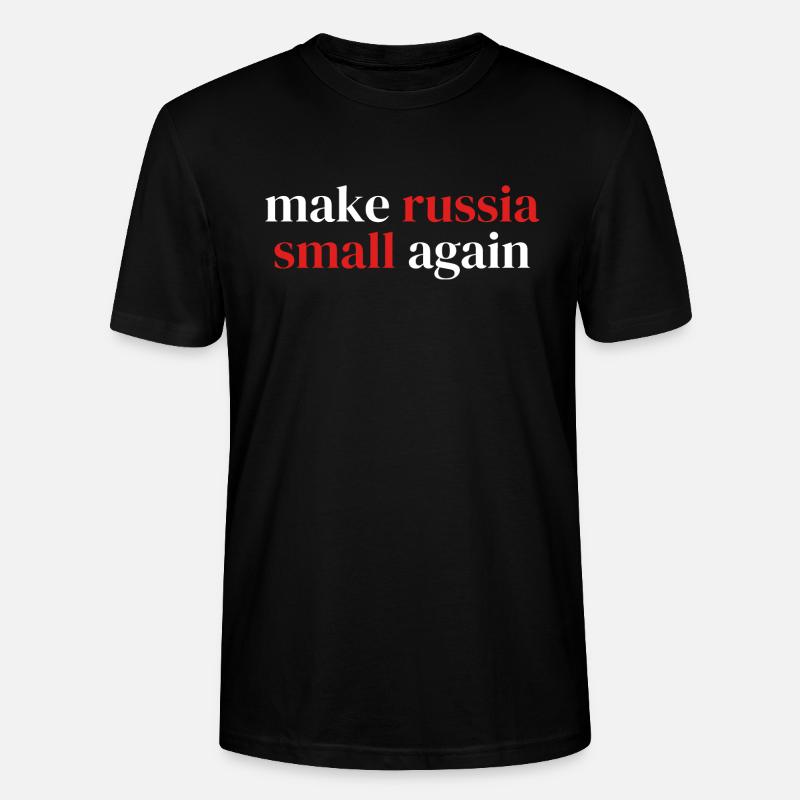 make russia small again - Stanley/Stella Unisex Bio-T-Shirt CRAFTER - Schwarz