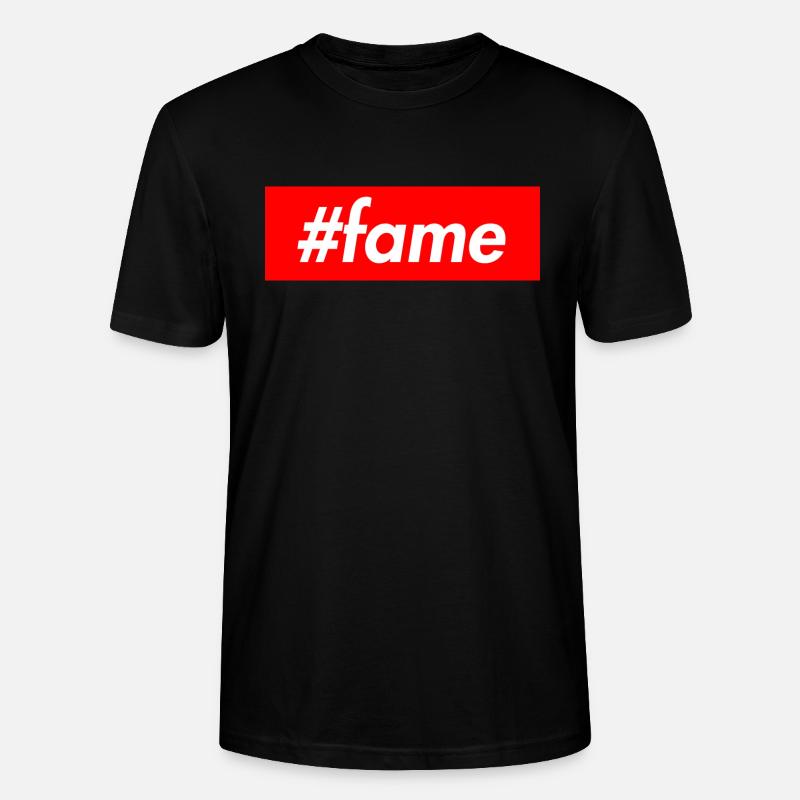 #fame - Stanley/Stella Unisex Bio-T-Shirt CRAFTER - Schwarz
