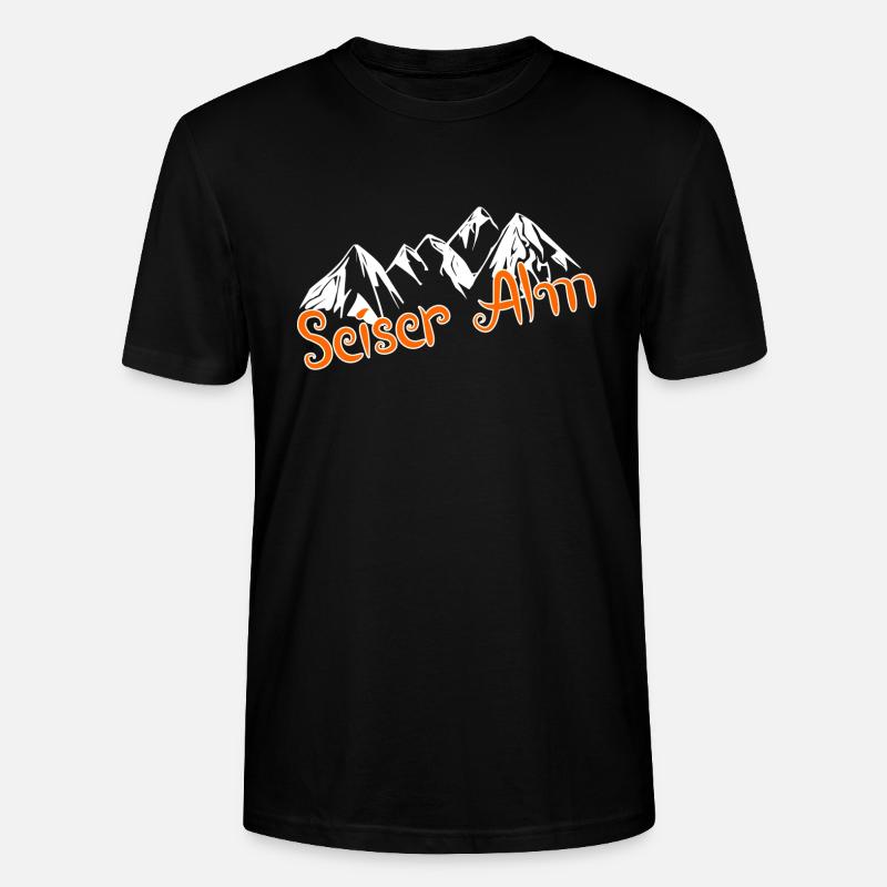 Seiser Alm - Stanley/Stella Unisex Bio-T-Shirt CRAFTER - Schwarz