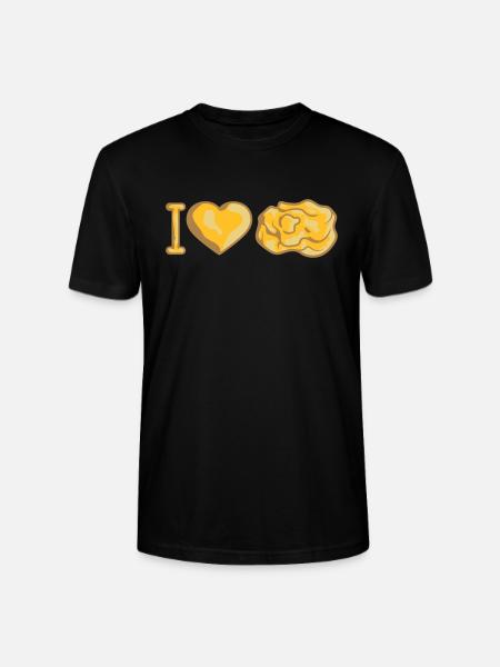 I love gold - Stanley/Stella CRAFTER Unisex Organic T-Shirt - black