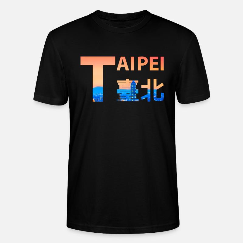 Taipei - Stanley/Stella Unisex Bio-T-Shirt CRAFTER - Schwarz