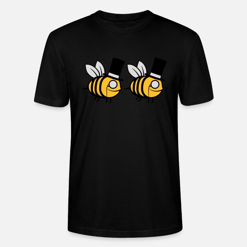 Team Cylinder Hat Bees - T-shirt bio CRAFTER Stanley Stella Unisexe - noir