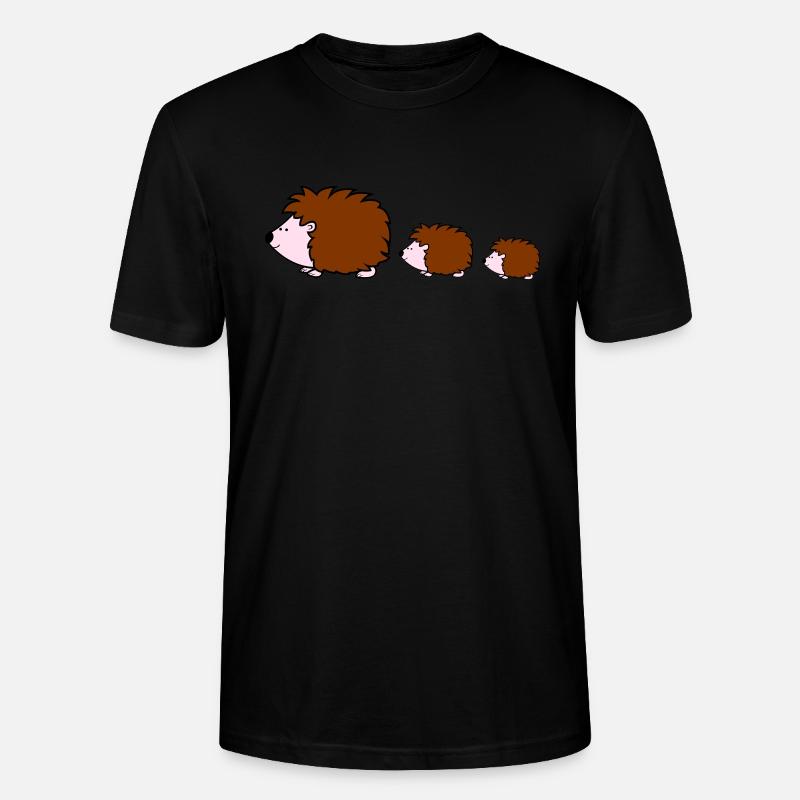 igel family - Stanley/Stella Unisex Bio-T-Shirt CRAFTER - Schwarz