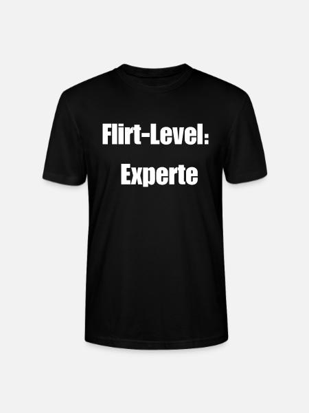 Flirt-Level: Experte - Stanley/Stella Unisex Bio-T-Shirt CRAFTER - Schwarz