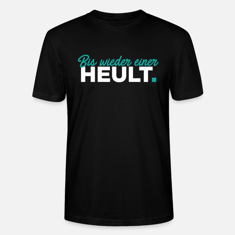Bis wieder einer heult - Stanley/Stella Unisex Bio-T-Shirt CRAFTER - Schwarz