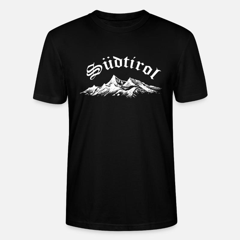 Südtirol - Stanley/Stella Unisex Bio-T-Shirt CRAFTER - Schwarz