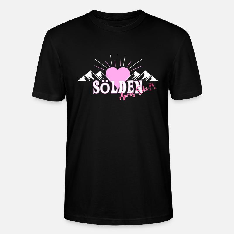 Sölden - Stanley/Stella Unisex Bio-T-Shirt CRAFTER - Schwarz
