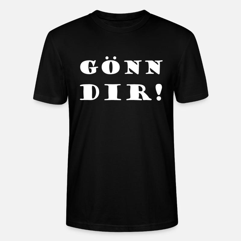 Gönn dir! - Stanley/Stella Unisex Bio-T-Shirt CRAFTER - Schwarz
