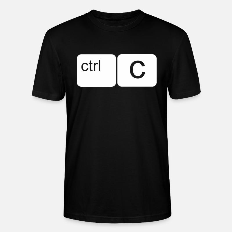 CTRL C PÈRE - T-shirt bio CRAFTER Stanley Stella Unisexe - noir