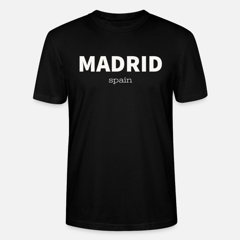 MADRID - Stanley/Stella Unisex Bio-T-Shirt CRAFTER - Schwarz