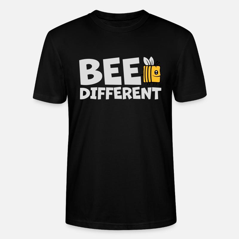 bee citation différente - T-shirt bio CRAFTER Stanley Stella Unisexe - noir