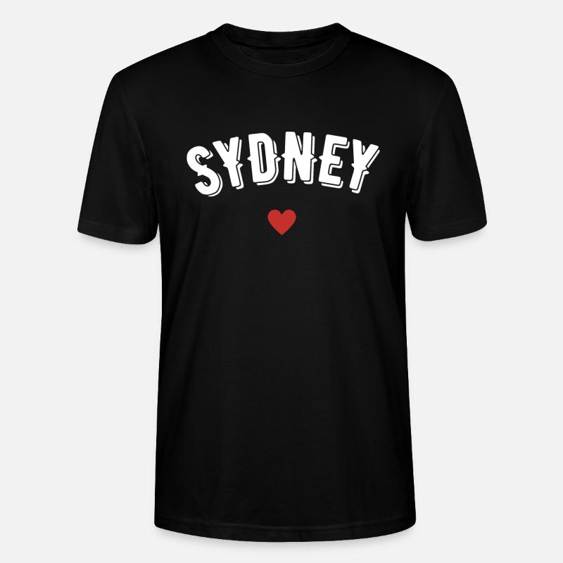 Sydney - Stanley/Stella Unisex Bio-T-Shirt CRAFTER - Schwarz