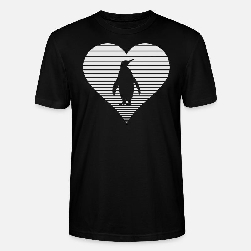 Pinguin - Stanley/Stella Unisex Bio-T-Shirt CRAFTER - Schwarz
