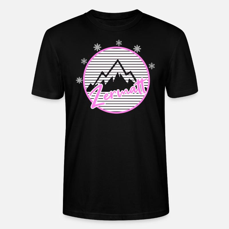Zermatt - Stanley/Stella Unisex Bio-T-Shirt CRAFTER - Schwarz