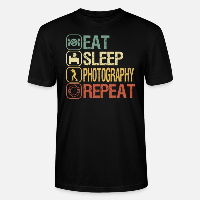 Fotograf - Stanley/Stella Unisex Bio-T-Shirt CRAFTER - Schwarz
