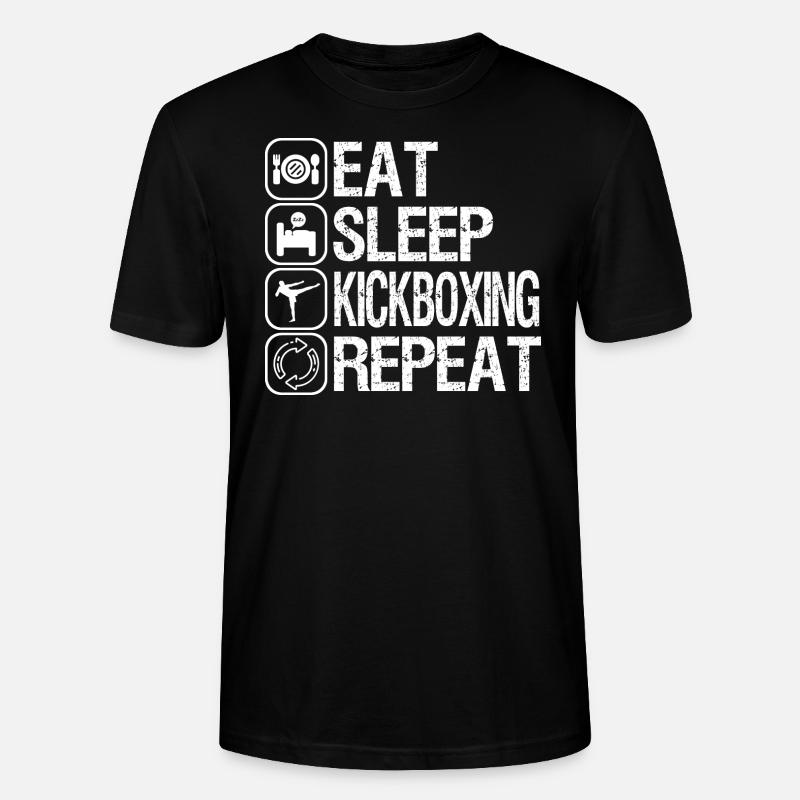 Kickboxer - Stanley/Stella Unisex Bio-T-Shirt CRAFTER - Schwarz