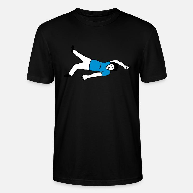 Ohnmächtiger Mann Design - Stanley/Stella Unisex Bio-T-Shirt CRAFTER - Schwarz