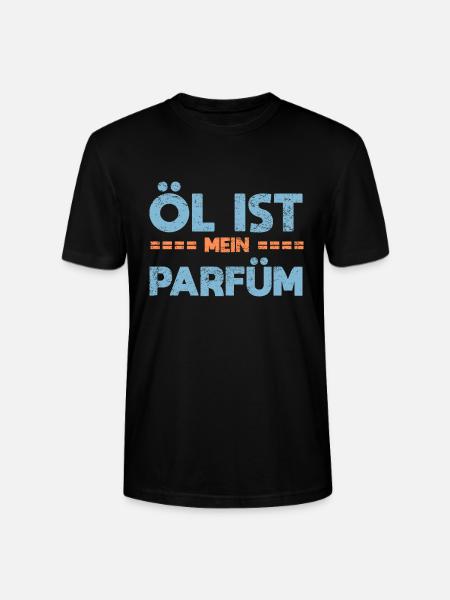 Öl Ist Mein Parfüm - Stanley/Stella Unisex Bio-T-Shirt CRAFTER - Schwarz