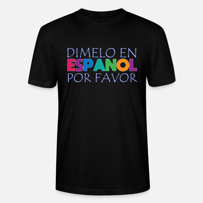 Spanisch Spanisch Lehrer Sprache - Stanley/Stella Unisex Bio-T-Shirt CRAFTER - Schwarz