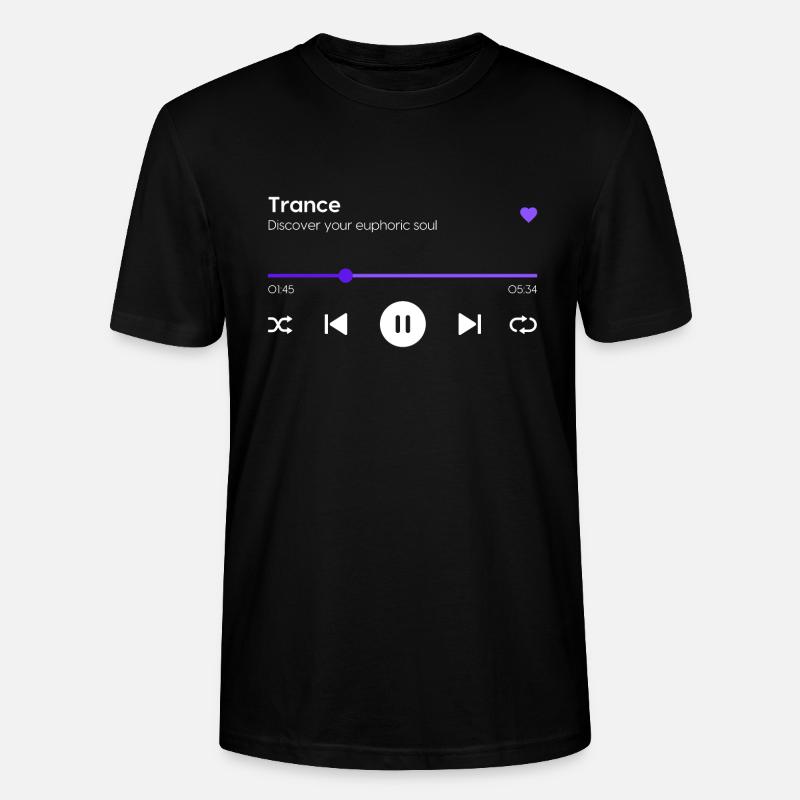 Trance - Stanley/Stella Unisex Bio-T-Shirt CRAFTER - Schwarz