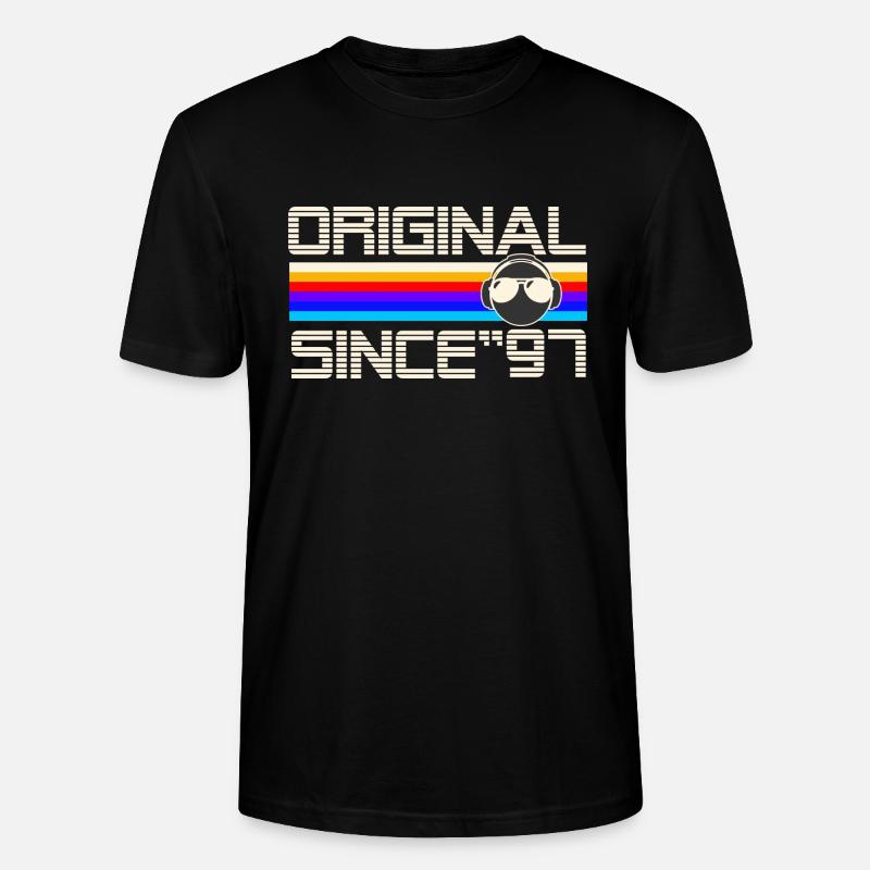 Seit 97 - Stanley/Stella Unisex Bio-T-Shirt CRAFTER - Schwarz