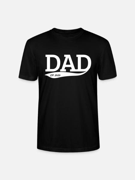 Dad 2023 - Stanley/Stella CRAFTER Unisex Organic T-Shirt - black