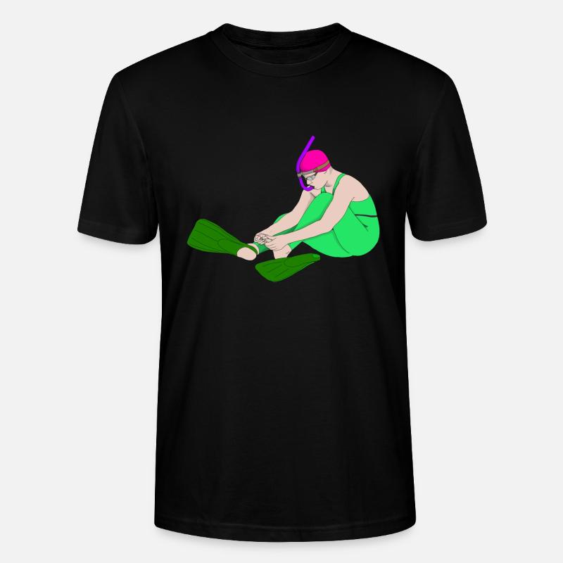Bi Ailettes Float - T-shirt bio CRAFTER Stanley Stella Unisexe - noir