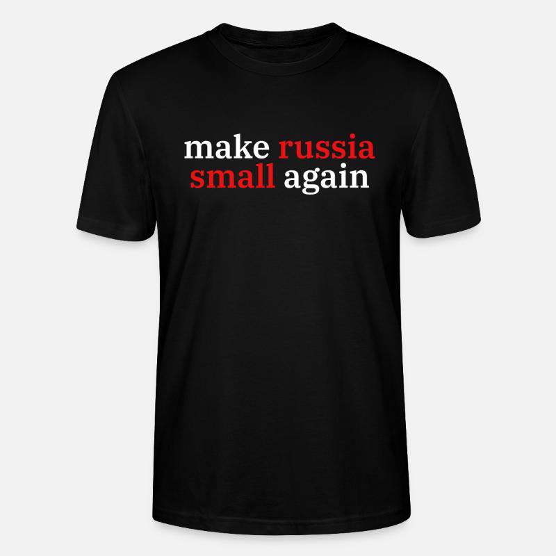 make russia small again - Stanley/Stella Unisex Bio-T-Shirt CRAFTER - Schwarz