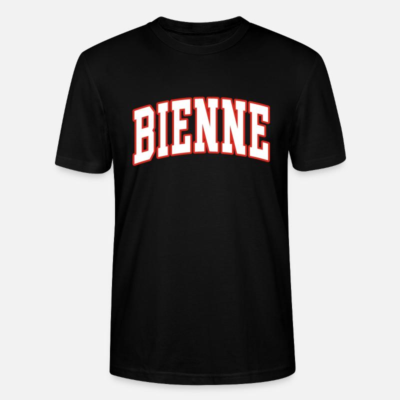 Bienne - Stanley/Stella Unisex Bio-T-Shirt CRAFTER - Schwarz