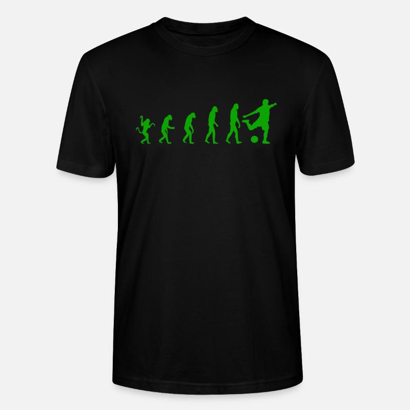 Fussball Evolution Sport - Stanley/Stella Unisex Bio-T-Shirt CRAFTER - Schwarz