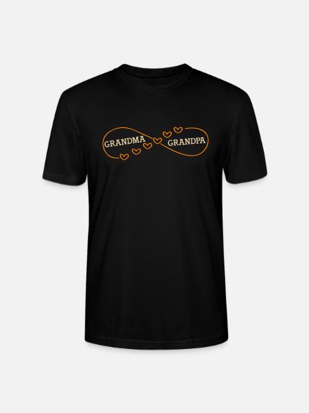 Oma und Opa Partnershirt - Stanley/Stella Unisex Bio-T-Shirt CRAFTER - Schwarz
