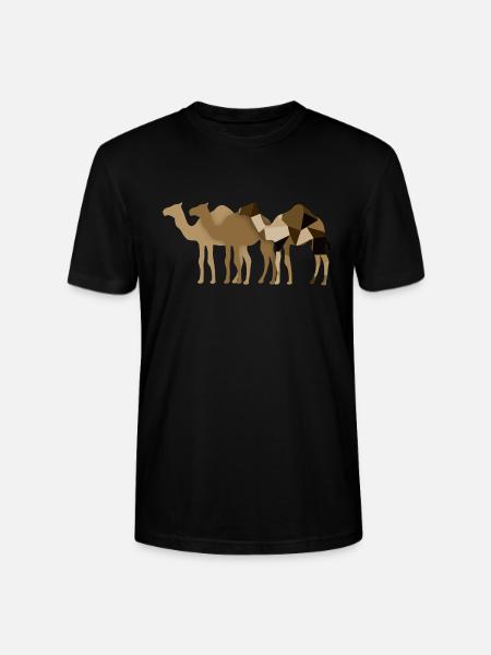 Camels - Stanley/Stella CRAFTER Unisex Organic T-Shirt - black