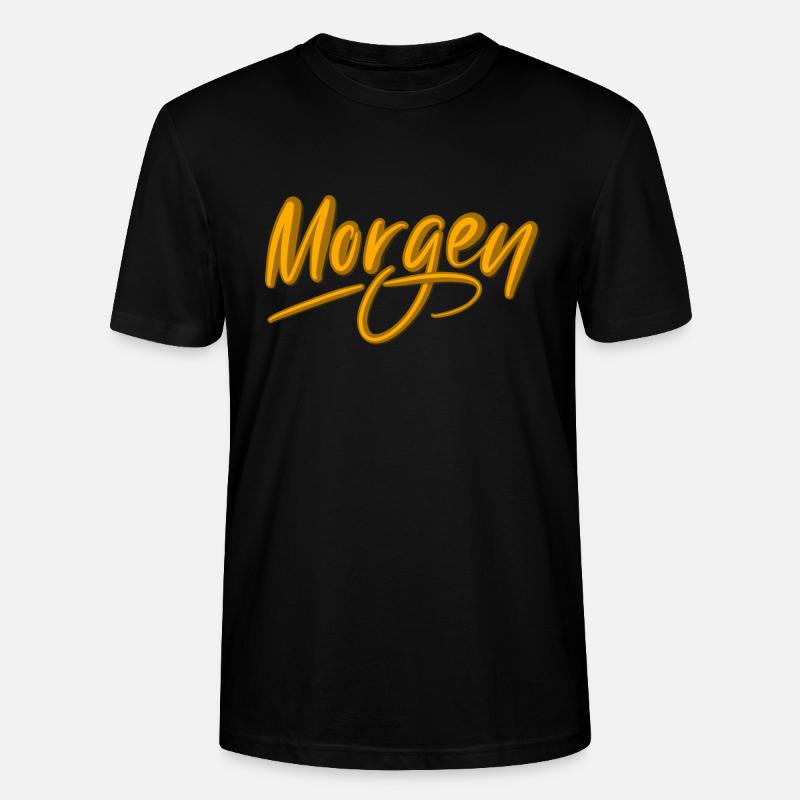 Morgen - Stanley/Stella Unisex Bio-T-Shirt CRAFTER - Schwarz