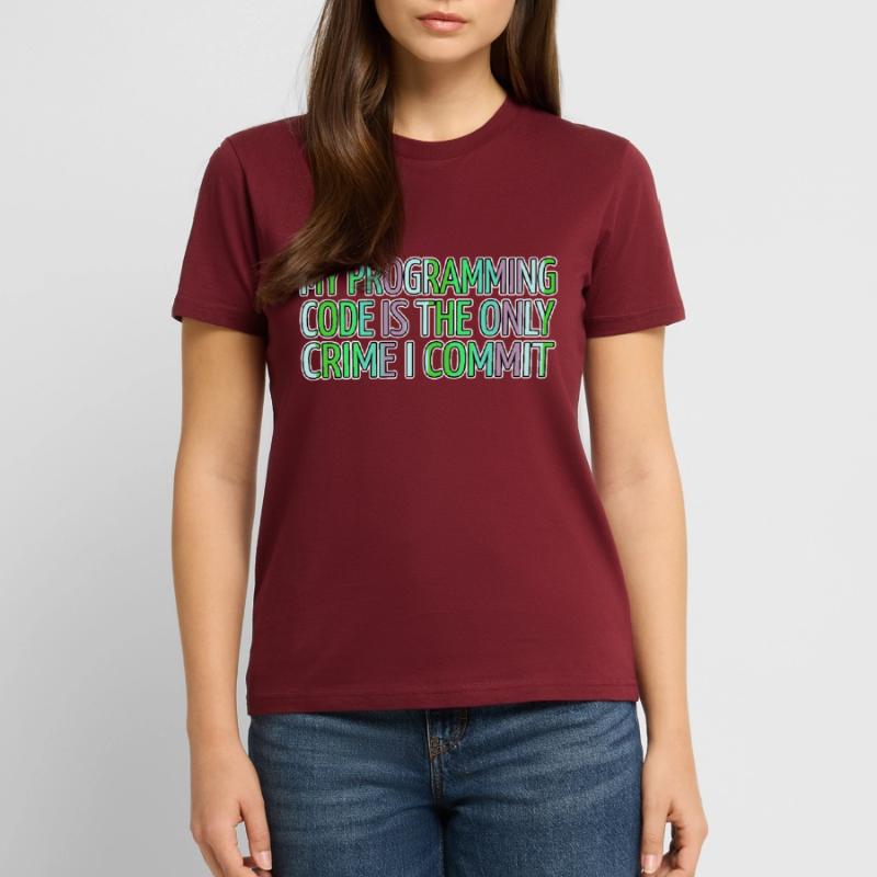 Computer Language Jokes Present Backend Developer Stanley/Stella CRAFTER Unisex Organic T-Shirt