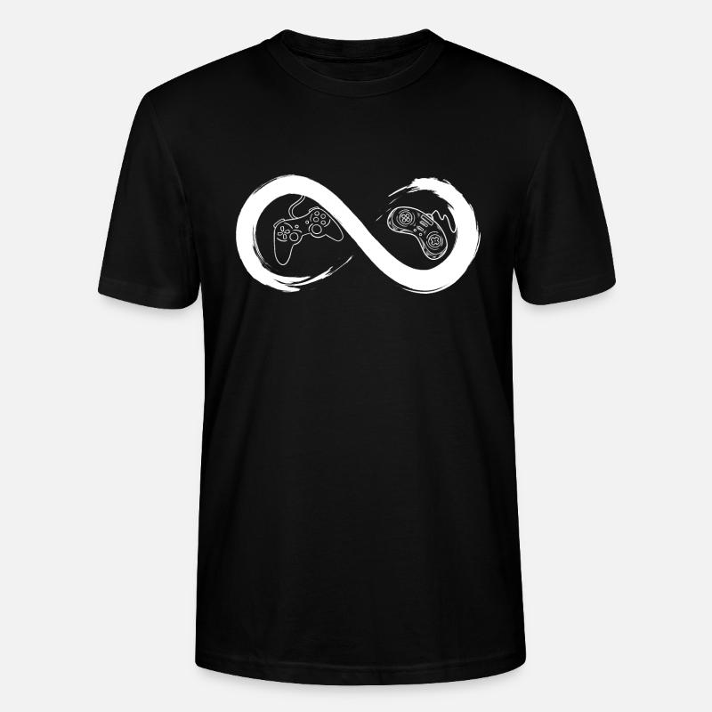 Console à l’infini - T-shirt bio CRAFTER Stanley Stella Unisexe - noir