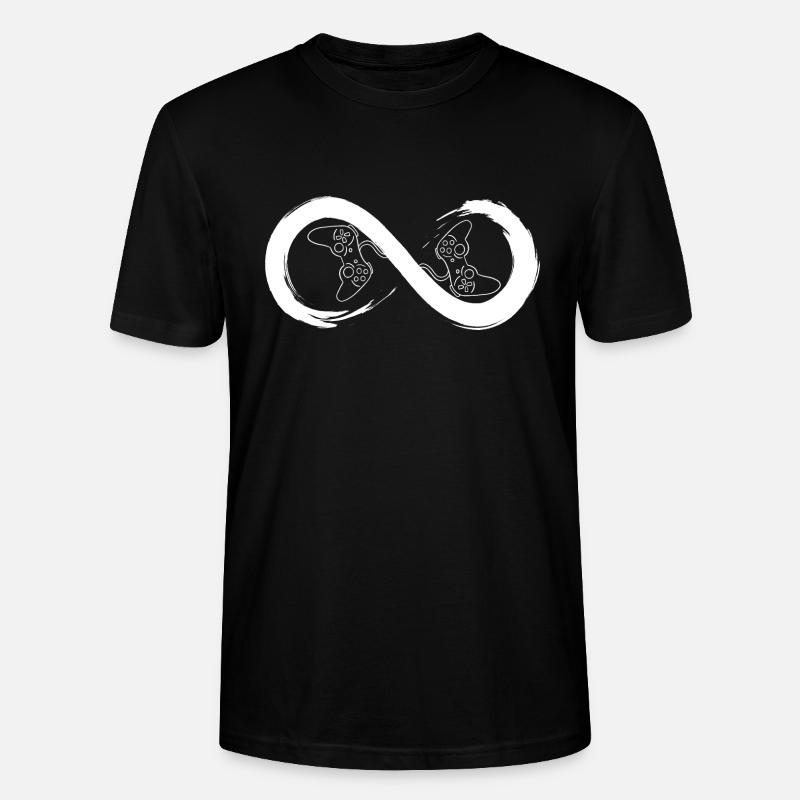 Console à l’infini - T-shirt bio CRAFTER Stanley Stella Unisexe - noir