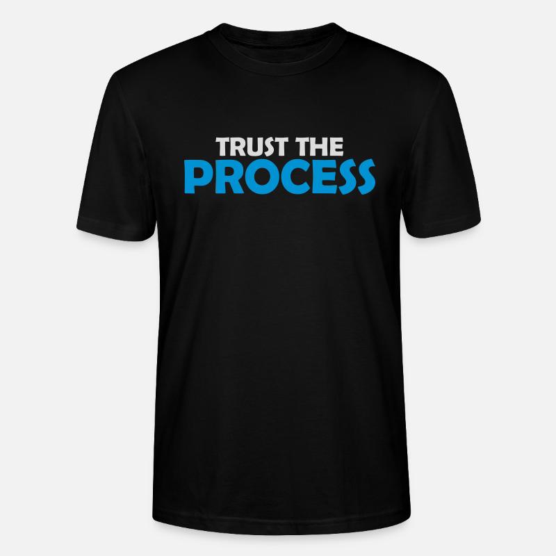 faire confiance au processus Devis - T-shirt bio CRAFTER Stanley Stella Unisexe - noir