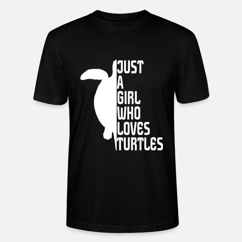 Turtle, Schildkröte - Stanley/Stella Unisex Bio-T-Shirt CRAFTER - Schwarz