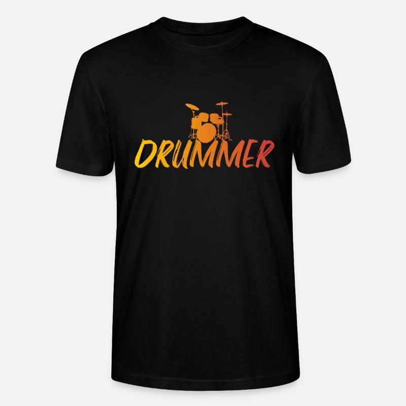 Drummer - Stanley/Stella Unisex Bio-T-Shirt CRAFTER - Schwarz