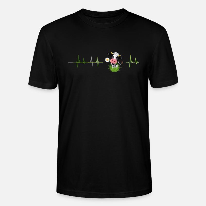 Fréquence des vaches - T-shirt bio CRAFTER Stanley Stella Unisexe - noir