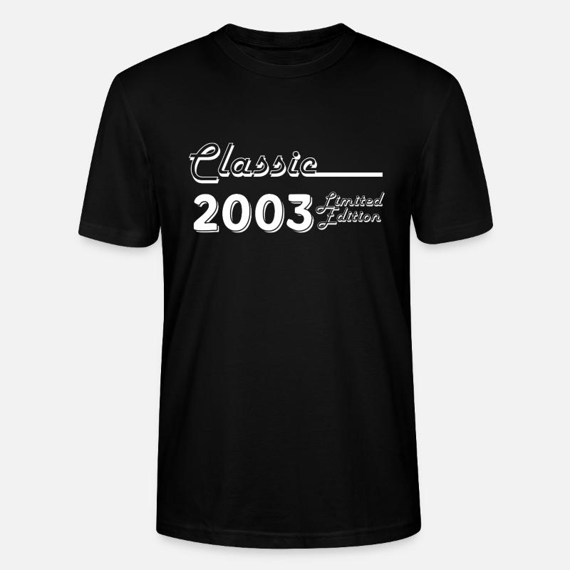 Classic 2003 édition limitée - T-shirt bio CRAFTER Stanley Stella Unisexe - noir
